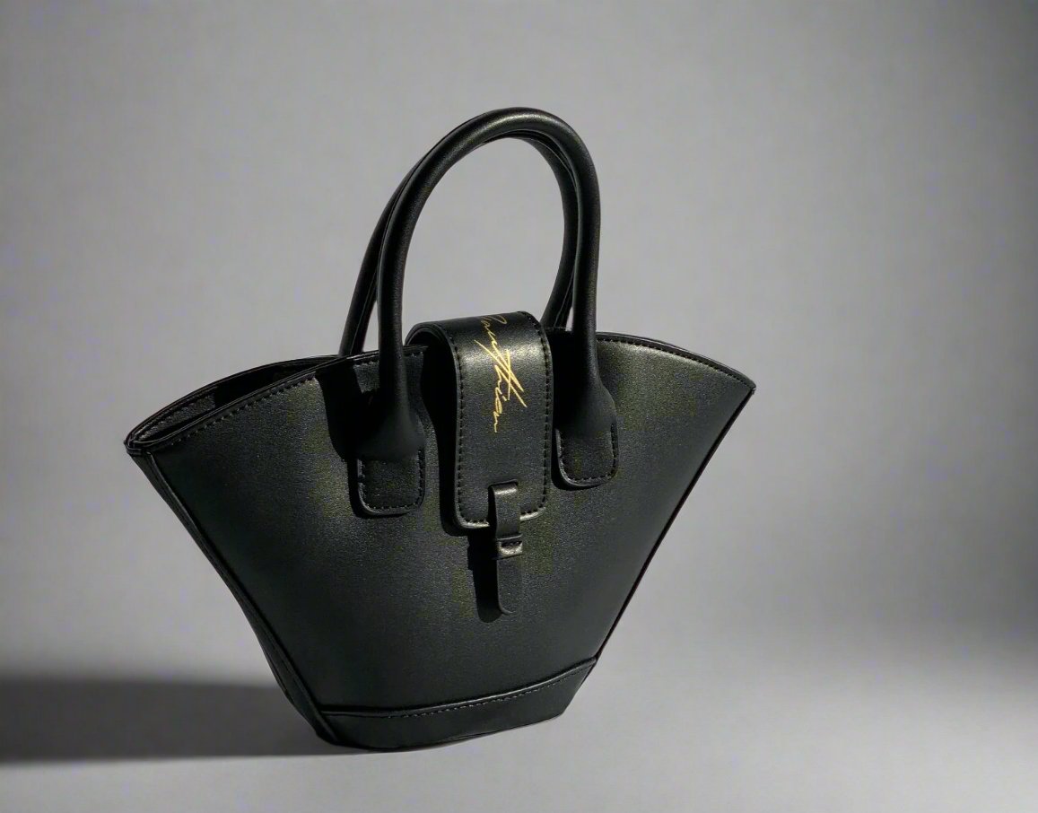 Gauthier Black Leather Small Drew Shoulder Bag